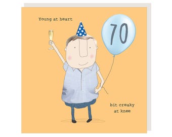 70th Birthday Card | Boy 70 Creaky