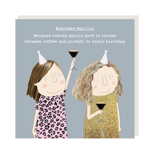 Espresso Martini Birthday Card Birthday Card For Her image 1