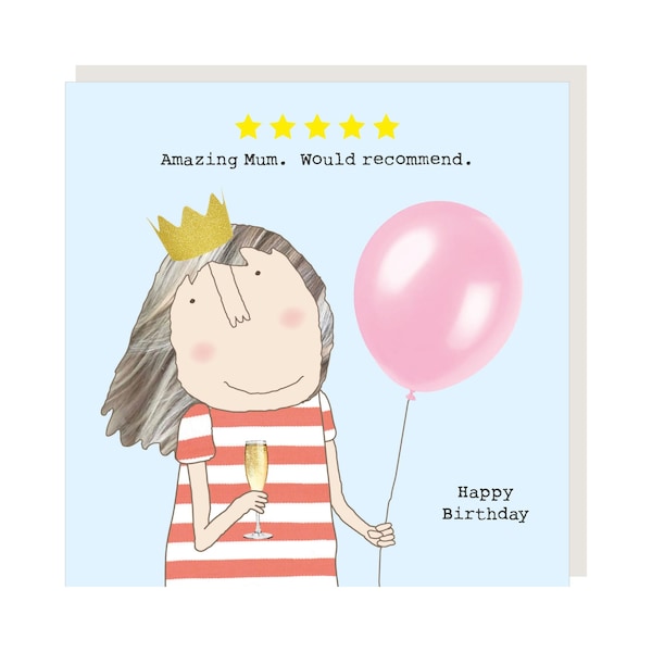 Five Star Mum Birthday Card