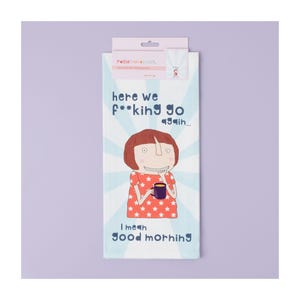 Here We Go-theedoek: superabsorberend 100% katoen