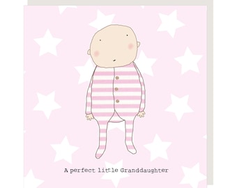 New Baby Granddaughter Card | Granddaughter Congratulations Card | New Grandparents Card