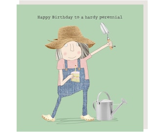 Hardy Perennial Birthday Card | Birthday Card for Her