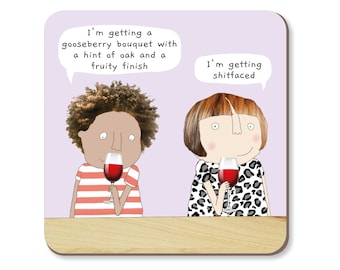 Wine Tasting Coaster | Funny Coaster | Gifts for Friends