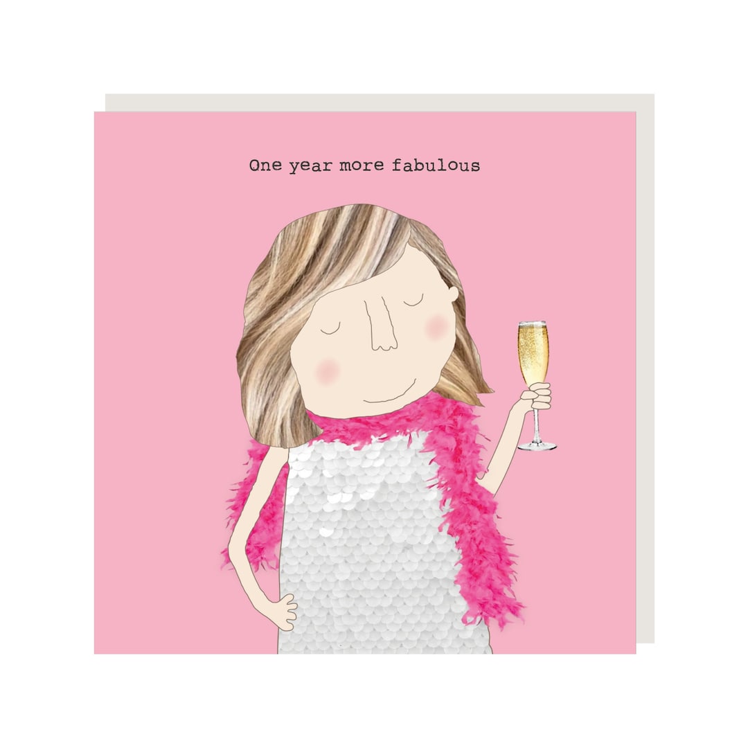 Rosie Made A Thing Geburtstagskarte – „Grandpa It's Party Time“ | Lustig, Unbeschriftet Innen, 14,5 X 14,5 Cm