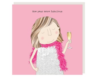 More Fabulous Birthday Card | Birthday Card for Her