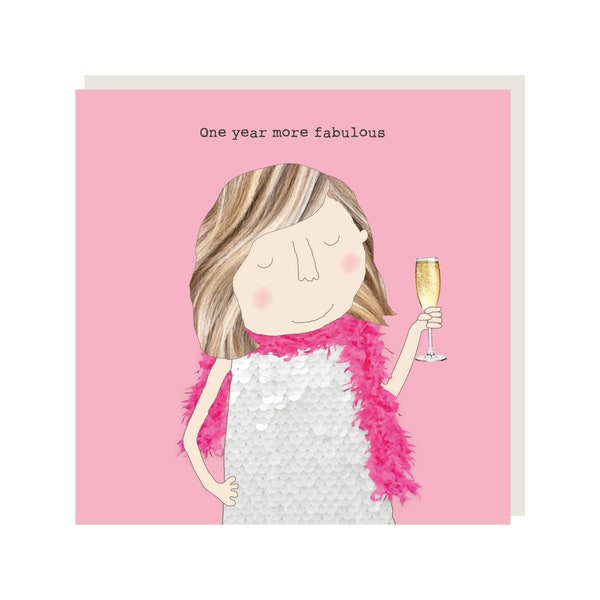 More Fabulous Birthday Card | Birthday Card for Her