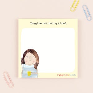 Blok notatek Tired Sticky Jots | Notatnik | Blok notatek