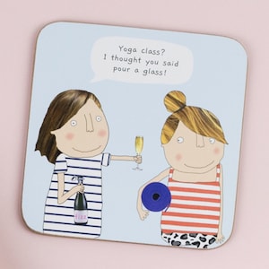 Onderzetter yogales | Grappige onderzetter | Onderzetter | Cadeau voor haar