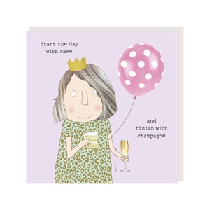 Start The Day Birthday Card | Birthday Card for Her