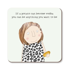 Potato Vodka Coaster | Funny Coaster | Drinks Coaster