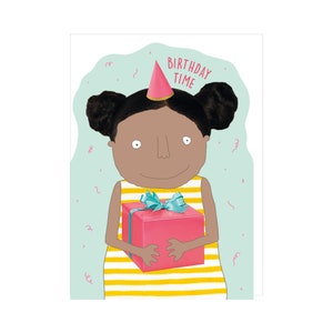 Carte d'anniversaire pour petite fille