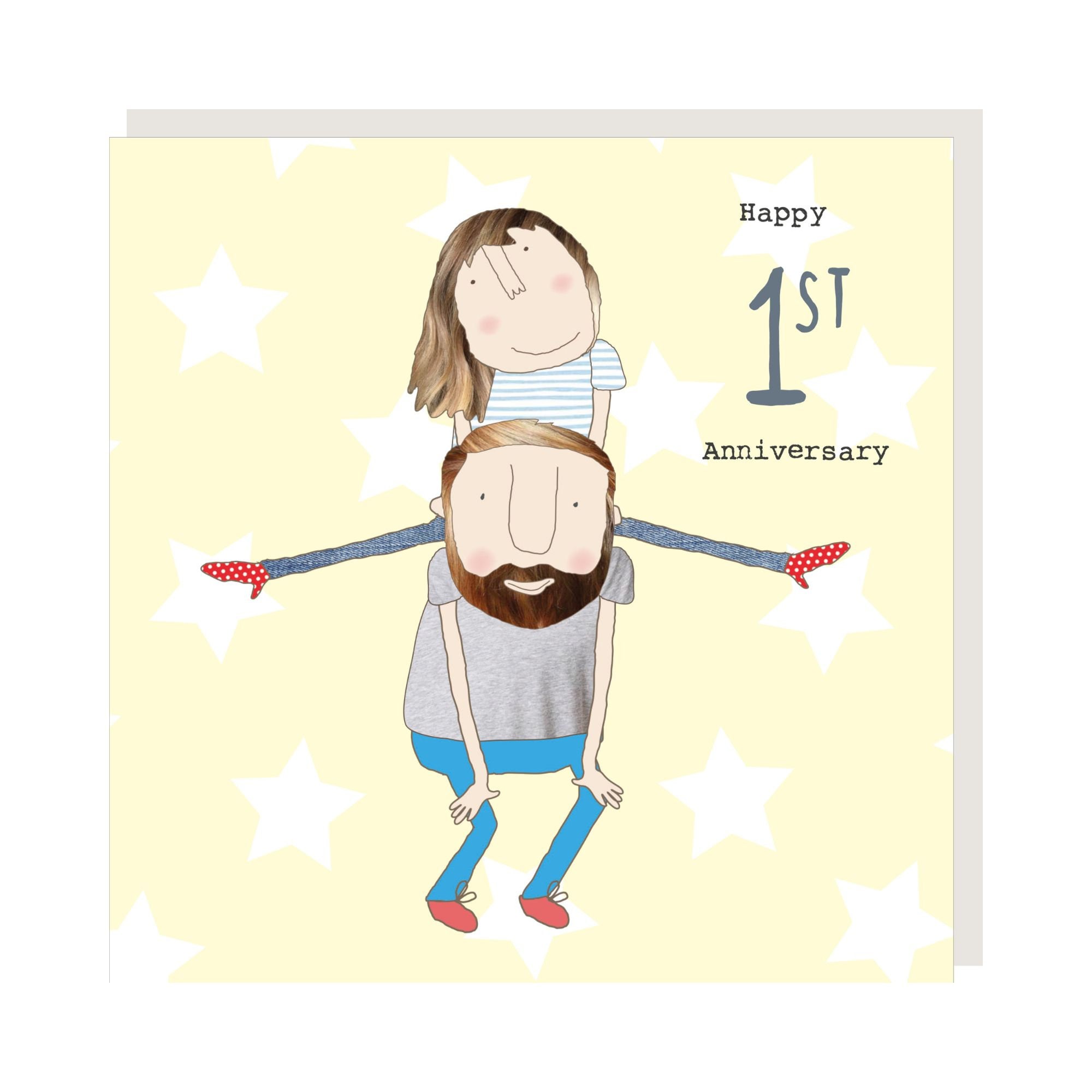 Hochzeits-Grußkarte Rosie Made A Thing – Witzig, Frech, Mit Leerer Innenseite