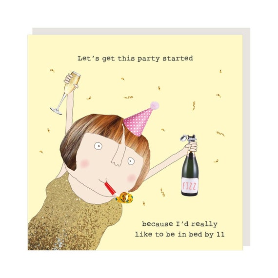 Funny Birthday Card By Rosie Made A Thing - Wine Tasting Humor Card With Envelope