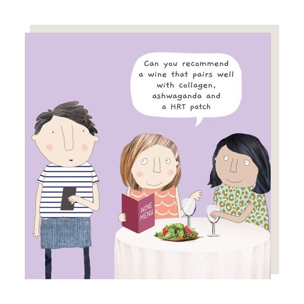 Pairs Well Birthday Card | Funny Birthday Card | Birthday Card for Her