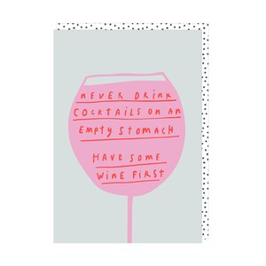Wine First Birthday Card