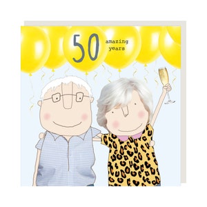 50th Wedding Anniversary Card