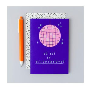 Cartão de aniversário de discoteca para ela