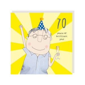 70er Geburtstagskarte | Junge 70 Brilliant