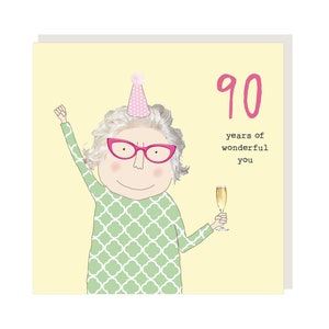 Biglietto per il 90° compleanno ragazza 90, sei meraviglioso