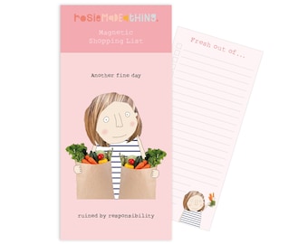 Fine Day Magnetic List Pad | Shopping List Pad | Fridge Pad | List Notepad