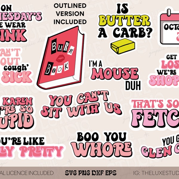 Mean Girls Quotes - Etsy