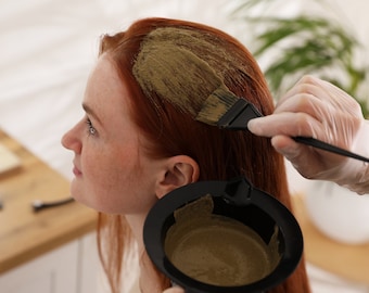 Organic Red Henna Hair Dye | Chemical-Free Hair Color Kit