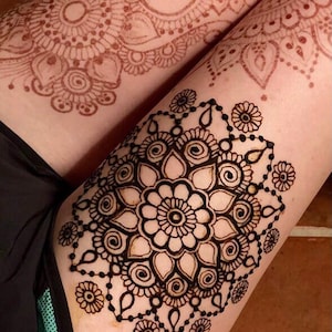 Premium quality henna cones for henna tattoo | Chemical free, Skin safe, all natural organic henna cone | Mandala hennna