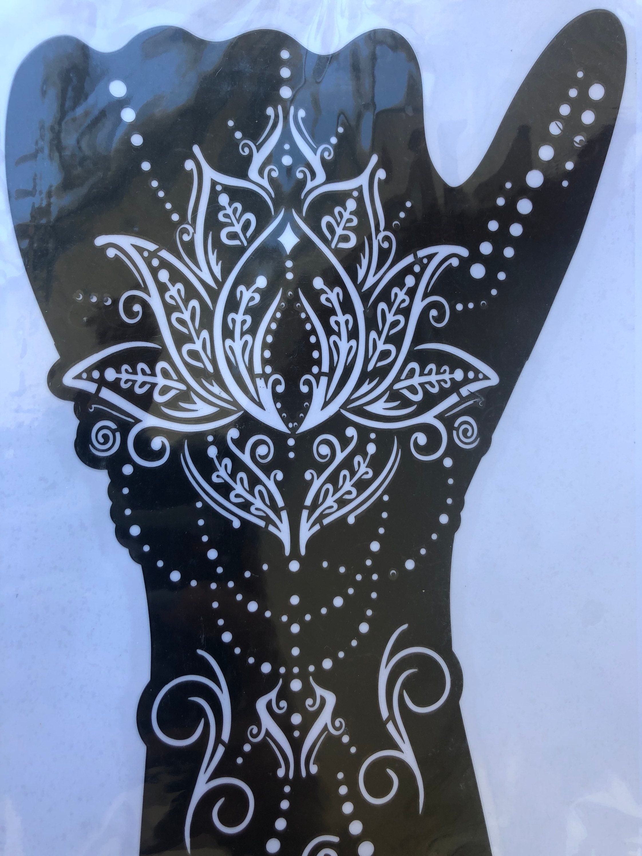 henna tattoos reusable stencils full size can cut and use it etsy