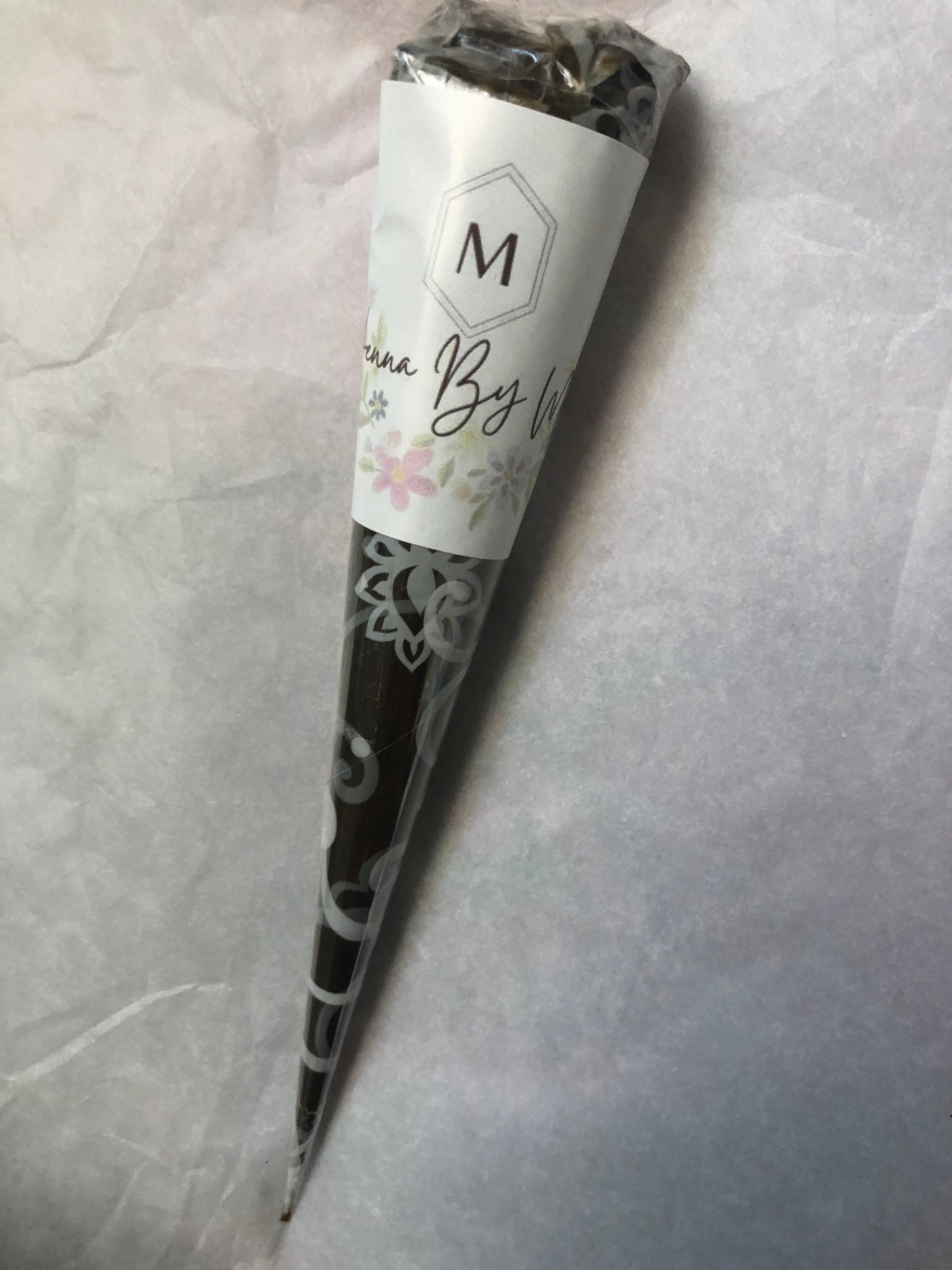 Henna cone pre cut cellophane sheets pack of 20 sheets 4x8 Etsy