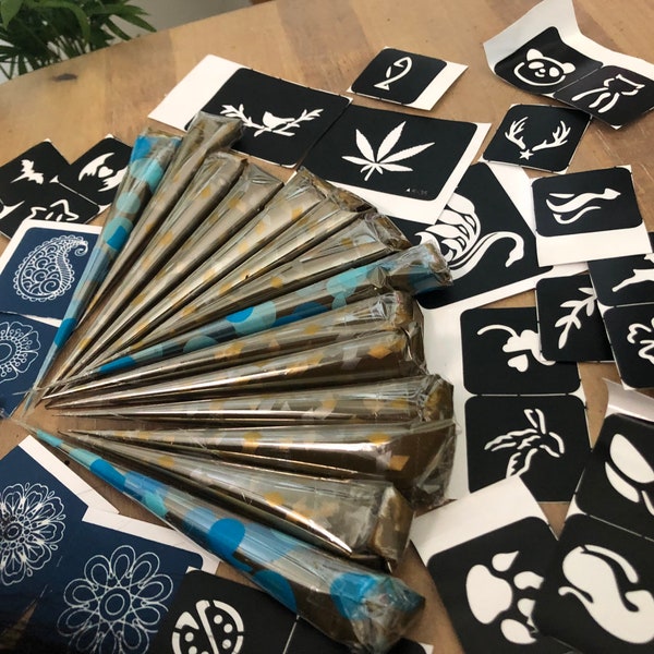 Henna Cones Etsy
