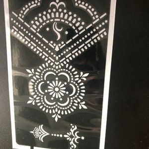 Henna Tattoos Reusable Stencils - Etsy