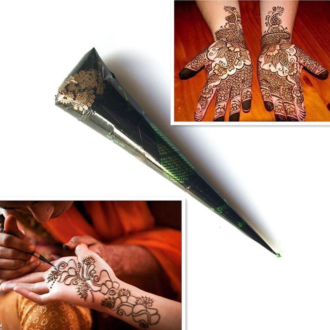 Pack of 6 henna cones 15gm each Cheap price for bulk Etsy