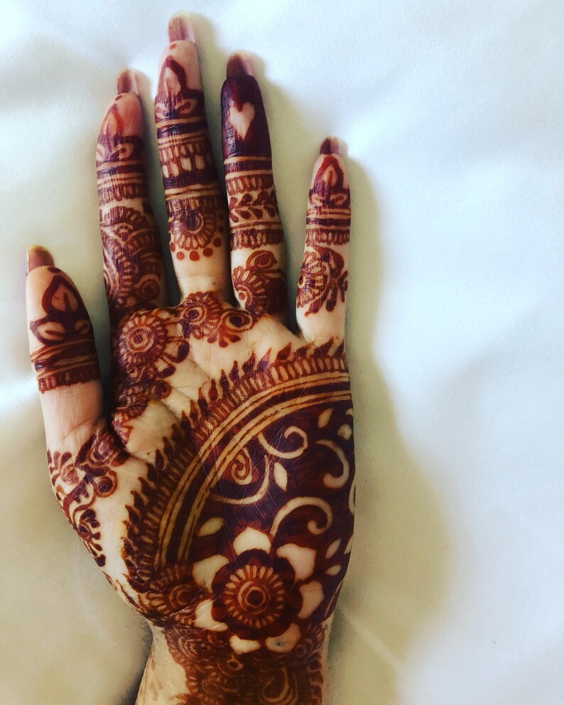 Henna Cone Made With Organic Henna Powder Chemical Free Etsy