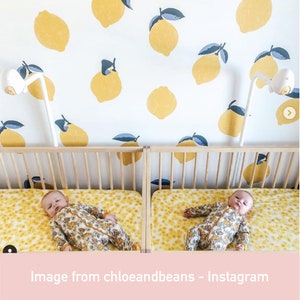 21 x verwijderbare muursticker/stickers van citroenstof voor woonkamer, slaapkamer en speelkamer