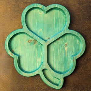 Shamrock Tray - Files for CNC Router (crv, ai, svg, dxf, pdf, eps)