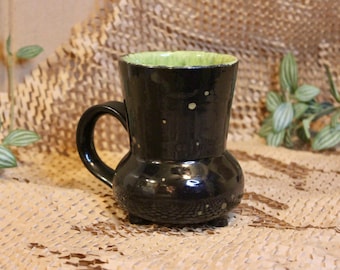 Golden Cosmic Night Handcrafted Ceramic Mug