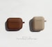 Brown & Beige AirPods Case - AirPods 3 Case - Silicone Protective Carrying Case For Apple AirPods Pro - AirPods Pro Case Cover 