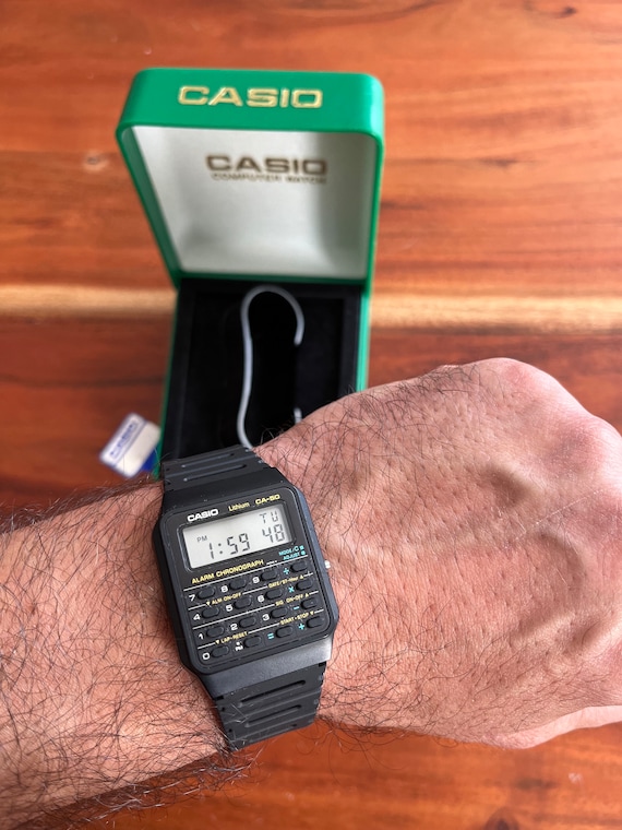 Casio Ca50 Calculator Computer Watch - Etsy Finland