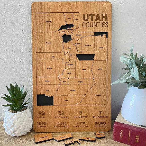 Wood Utah Etsy