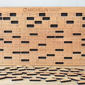 Michelin Restaurants Bucket List | Mit Michelin-Stern ausgezeichnete Restaurants in den USA | Foodie Geschenk | Michelin-Führer USA