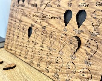 Top 50 Arizona Golf Courses Bucket List Board | Track which iconic golf courses you&#39;ve played in beautiful AZ