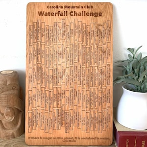 Carolina Mountain Club Wasserfall Challenge Tracker | Wandern Wasserfälle in den Carolinas