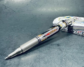 Handmade Fordite Pencil - Mechanical Pencil - MOPAR Fordite - Custom Pencil - Graduation - Father's Day - Christmas - EDC - Every Day Carry