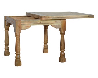 Beautiful Turned Leg Butterfly Extendable Dining Table | | Kitchen Furniture | Home Decor