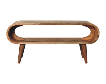 Curved Coffee Table | Nordic Design | Elegant Home Furniture | Homewares