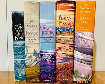 Earth's Children Series by Jean M. Auel, Vintage, 1st Edition Copies