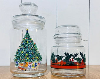 Choice * Christmas Glass Canister