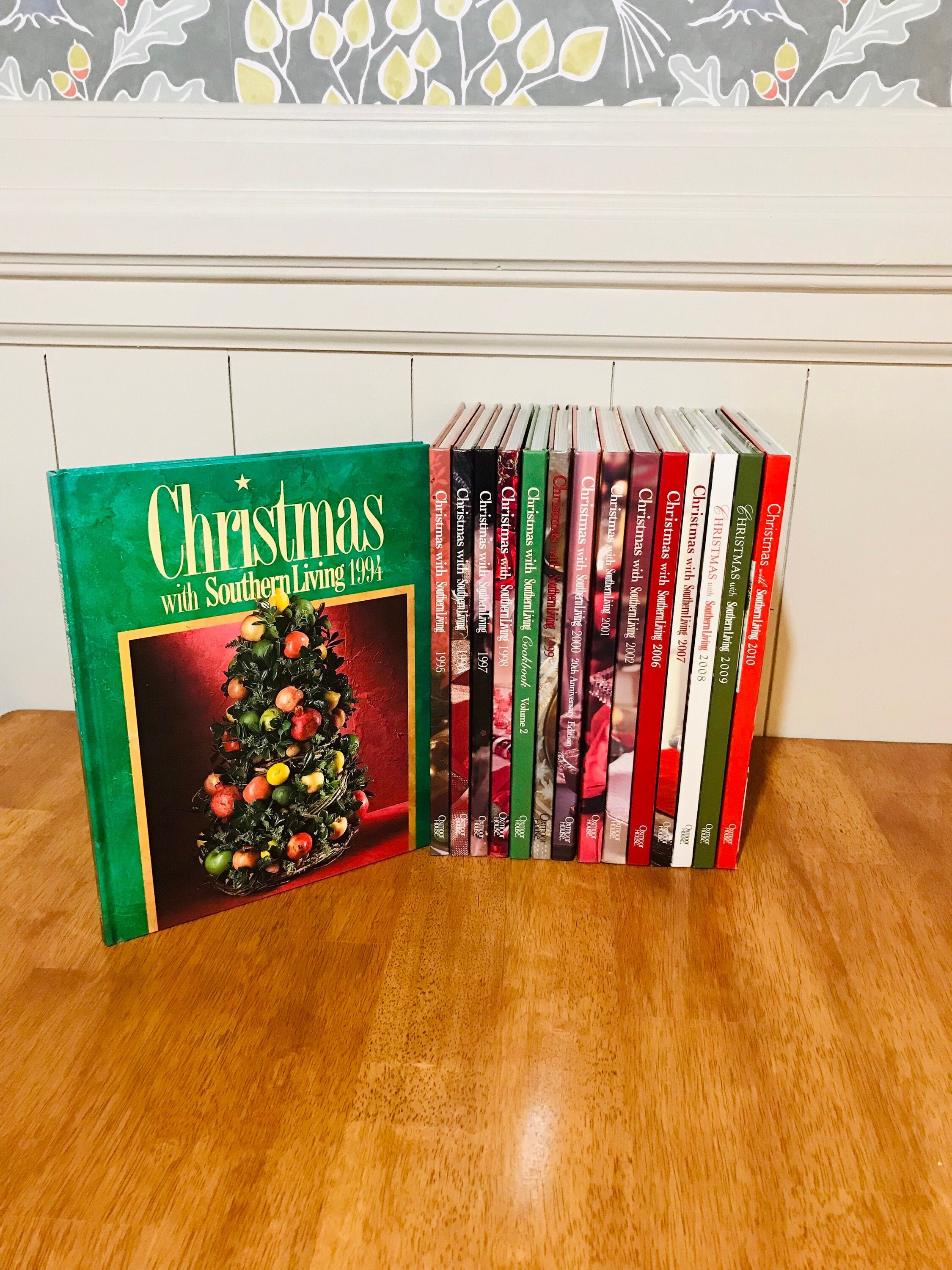 Christmas With Southern Living Book Lot Vintage Book Etsy