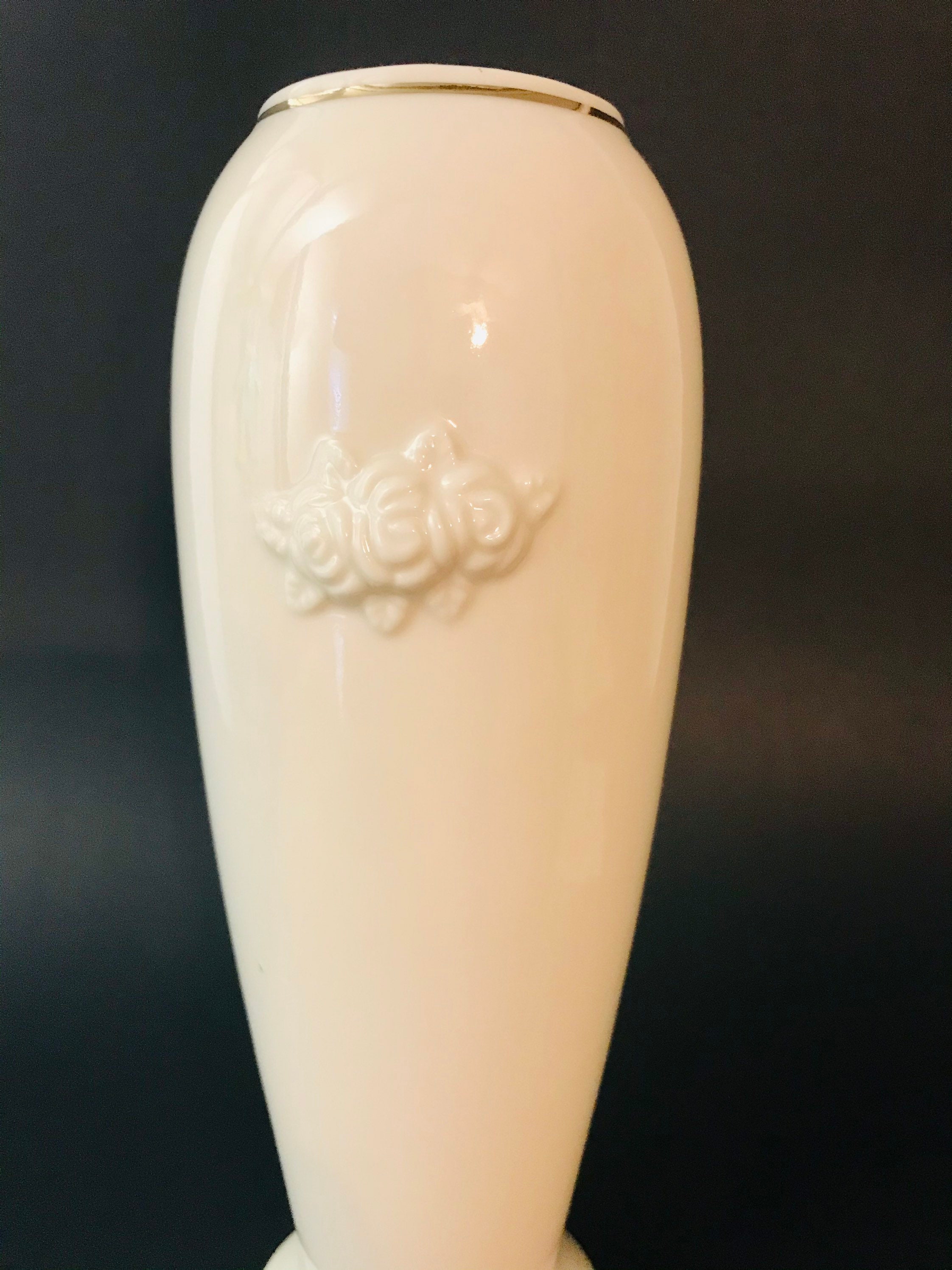 2 Lenox Ivory Rose Bud Vases Vintage Bud Vases 7 & 5.75 Etsy UK