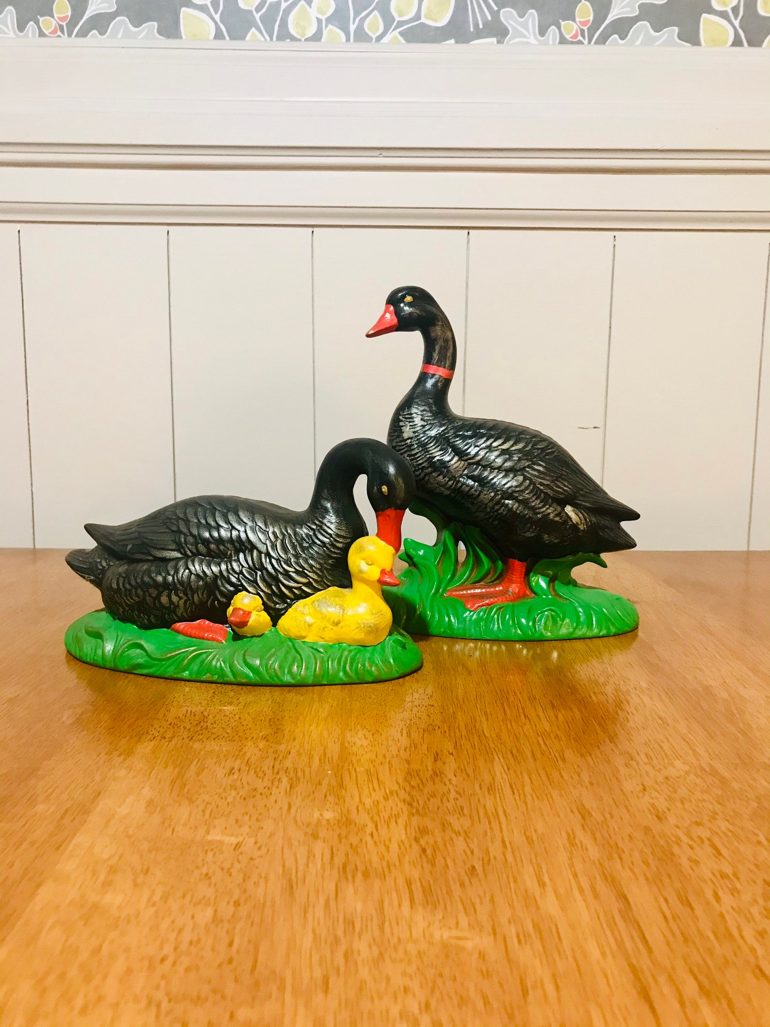 Rare Atlantic Mold Ceramic Geese Ducks and Ducklings Matching Etsy